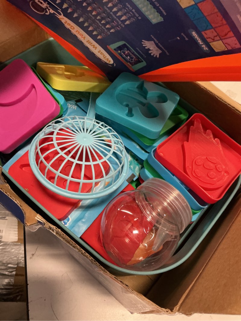 Condition photo showing Good Condition for magic water elf toy kit, water pets toys for kids, 36 gels & 24 molds, aqua fairy water gel kit squishy maker, diy dinosaurs space make your own squishies sensory toys, crafts gifts for boys girls 4+