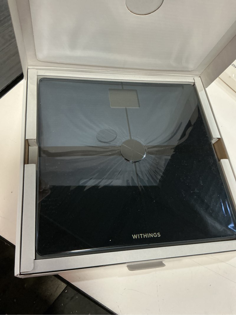 Condition photo showing Good Condition for WITHINGS Body Smart - Accurate Scale for Body Weight and Fat Percentage, Body Composition Wi-Fi and Bluetooth Weight Scale, Baby Weight Scale, Smart Scale Apple Health Compatible, Bathroom Scale