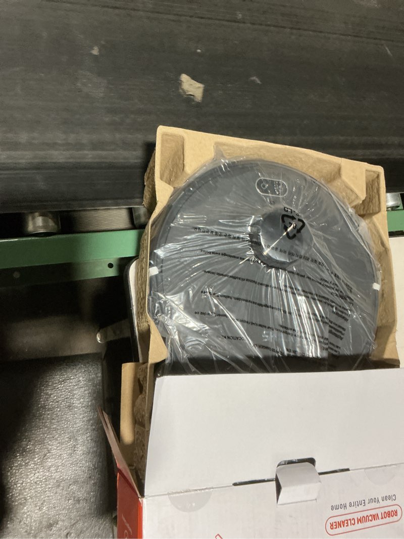 Condition photo showing Good Condition for robot vacuum and mop, mapping robotic vacuums cleaner with lidar navigation smart & strong suction, wifi/app/alexa/voice control, obstacle avoidance, for home, wood/hard floors, pet hair -grey d60s