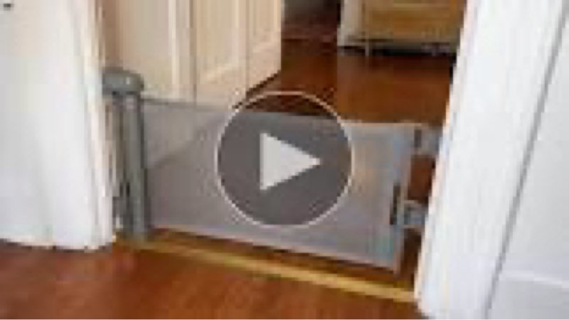 14\\\" h short dog gate pet gates puppy gate 59\\\" wide step over pet fence, mesh retractable indoor outdoor expands up to 59 inches small dog gates for doorways stairs(gray) gray 14\\\" h