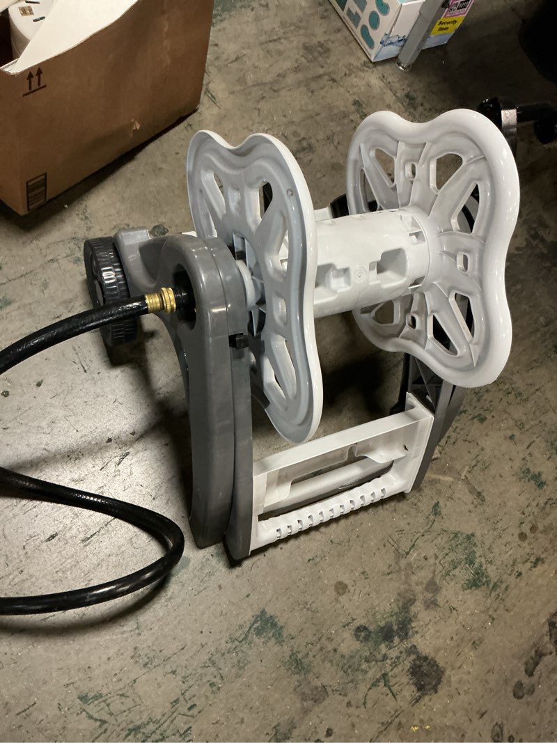 Condition photo showing As Is for (cart only)  suncast plastic 175-ft cart hose reel