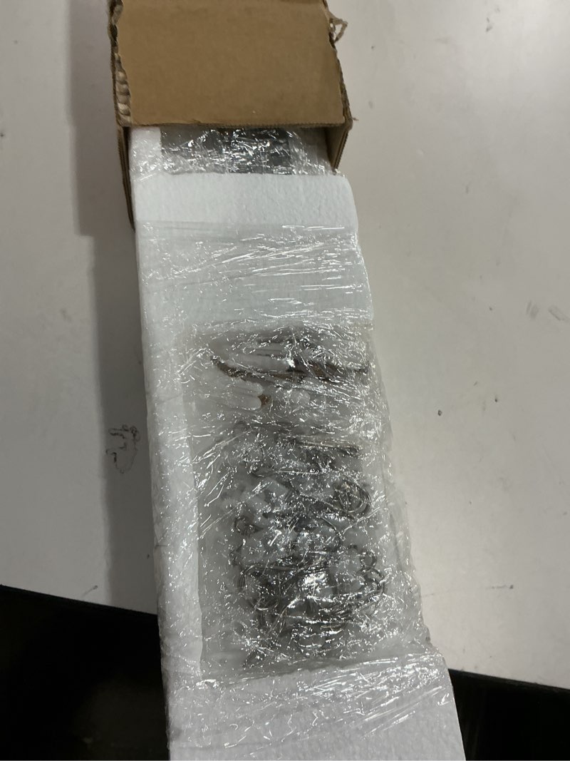 Condition photo showing New/Like New for Curtain Track, Ceiling Curtain Track for Room Divider, Ceiling Mount Rail Set with Roller Hooks, White, 6ft - 9ft white 6ft - 9ft