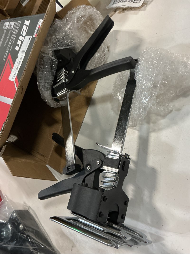 Condition photo showing Good Condition for JANNIRESS Labor Saving Arm Jack Handle 2 Pack,12 in Construction,Multifunctional Furniture Jack for Installing Cabinets and Wall Tile Height Adjuster Handheld Lifter Tool, Load 440LBS Black