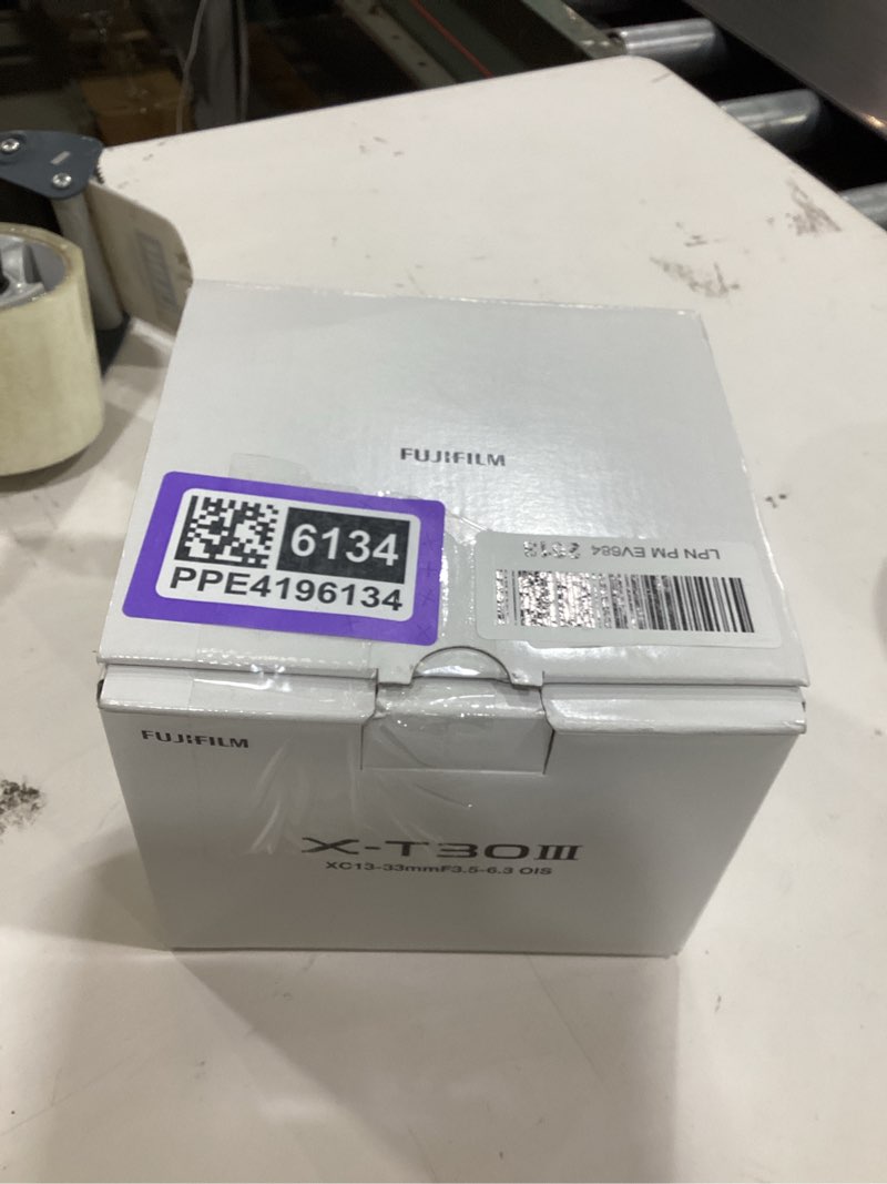 Condition photo showing New/Like New for fujifilm x-t30 iii mirrorless camera body, with xc13-33mm lens kit, black black xc13-33mm lens kit