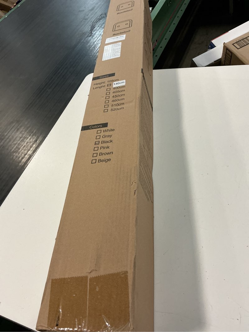 Condition photo showing New/Like New for retractable baby gates for stairs, 55" wide baby gate dog gate, 41" tall retractable pet gate for doorways, child safety gates mesh gate with fiberglass rods for stairways, hallways, indoor/outdoor black 41" tall x 55" wide