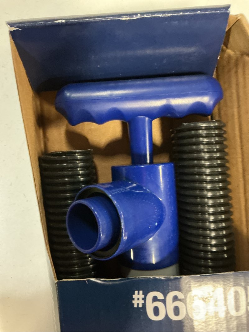 Condition photo showing As Is for Project source multipurpose hand pump 6.5 ft