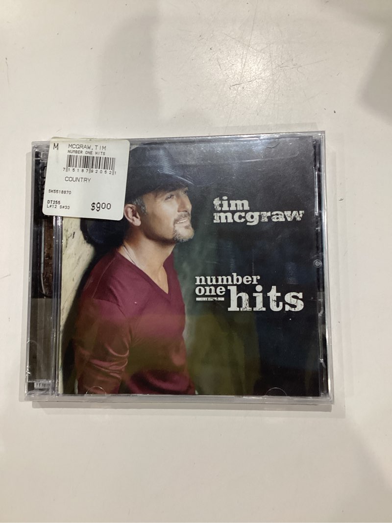 Condition photo showing Good Condition for tim mcgraw - number one hits (cd)