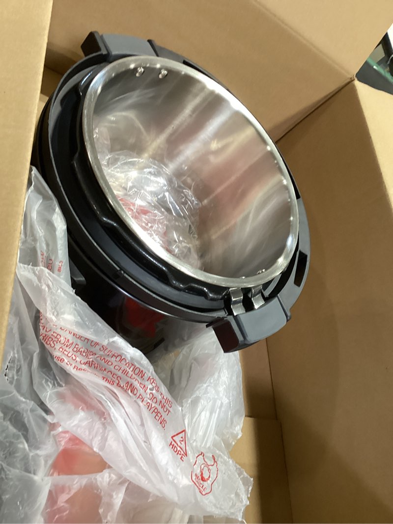 Condition photo showing Good Condition for instant pot pro (8 qt) 10-in-1 pressure cooker, slow cooker, rice/grain cooker, steamer, sauté, sous vide, yogurt maker, sterilizer, and warmer, includes app with over 800 recipes, black 8 quarts