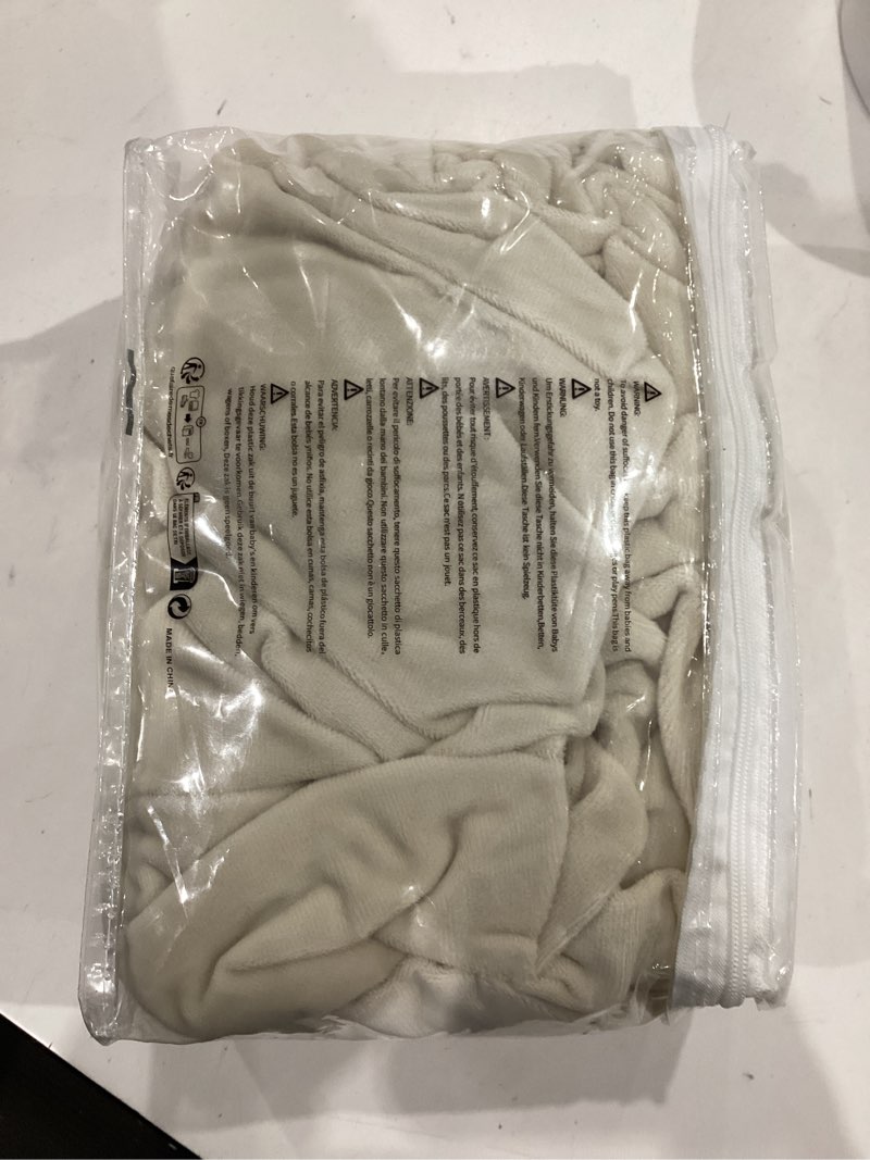 Condition photo showing Good Condition for h.versailtex velvet stretch couch cushion cover plush cushion slipcover for chair loveseat sofa cushion furniture protector seat cushion sofa cover (2 piece medium sofa cushion covers, ivory) ivory 2 cushion loveseat