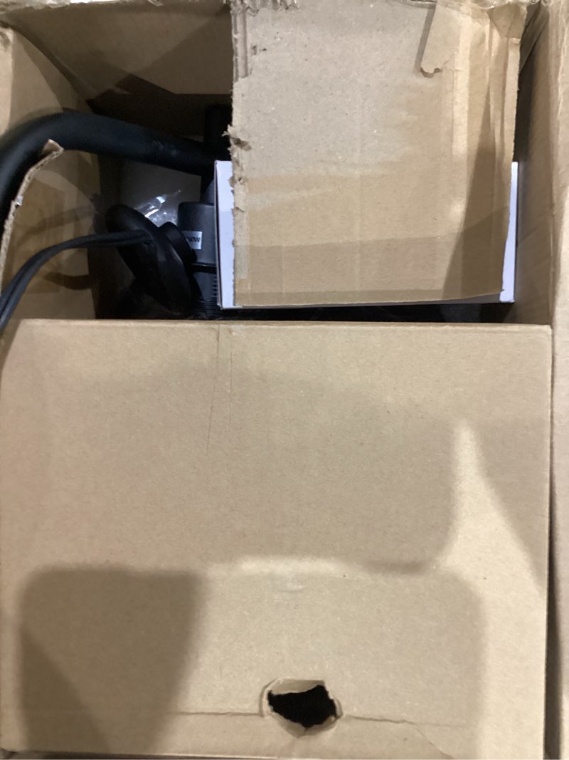 Condition photo showing As Is for Industrial Floor Lamp with Glass Shade, Modern Dimmable Floor lamp with Remote LED Bulbs, Tall Lamp for Living Room Corner, Bedroom, Office (Black)