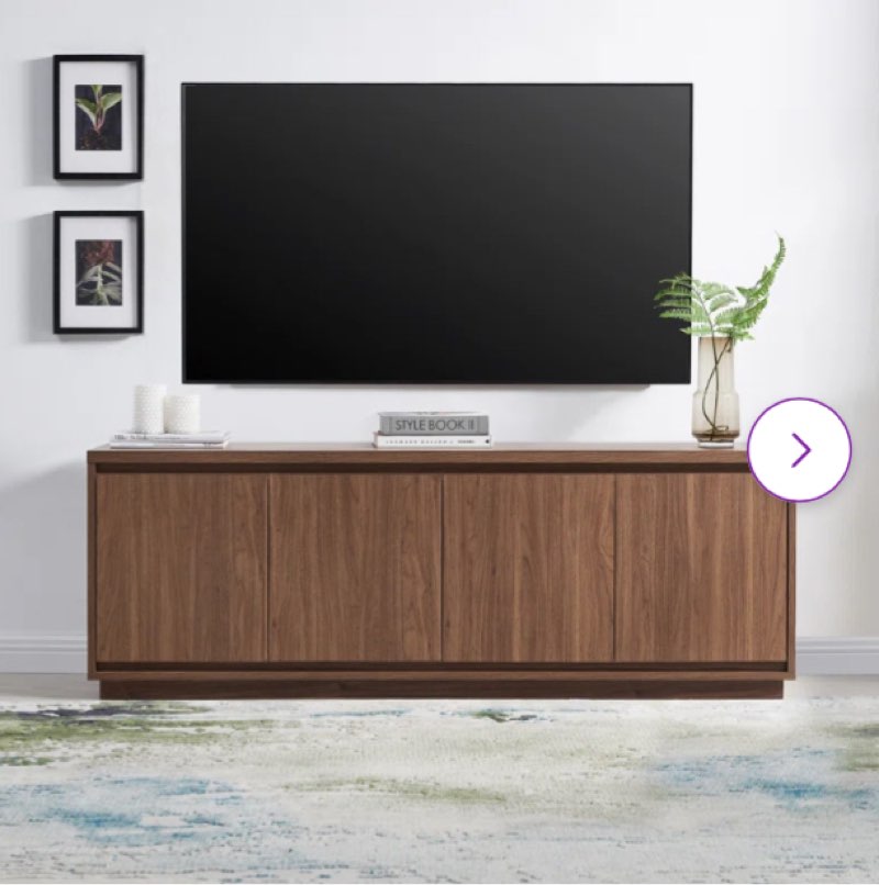 Presque TV Stand for TVs up to 78"