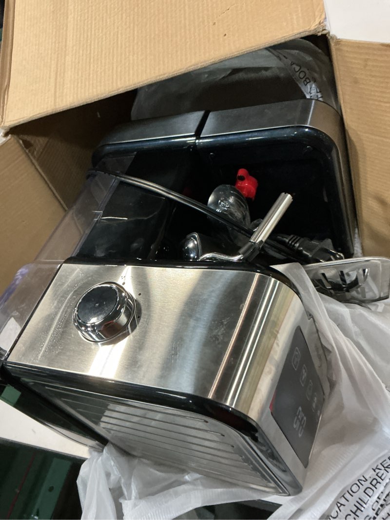 Condition photo showing As Is for Capresso Café TS Touchscreen Espresso Machine, 50 ounces,Silver 50 ounces Silver