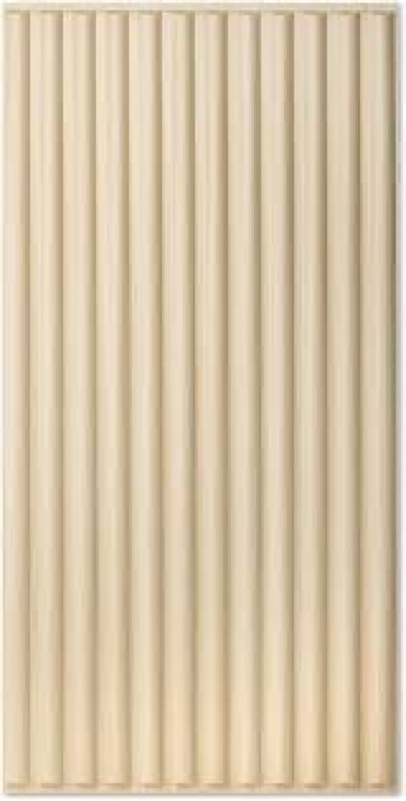 art3d 2x4 ft drop ceiling tiles in black, sheet semi-cylinder design 3d wall panels for interior wall decor 24x48 inch 24\"x48\" semi-cylinder color cream 6 pcs 