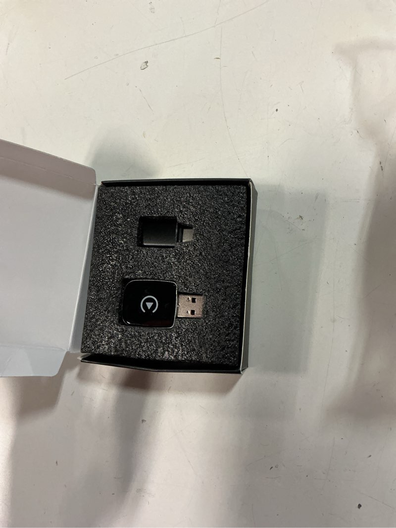 Condition photo showing Good Condition for 2026 wireless carplay adapter & android auto wireless adapter 2-in-1, apple car play dongle for iphone & android, convert wired to wireless, 5.8ghz wifi no delay, plug & play usb-a/c for oem cars