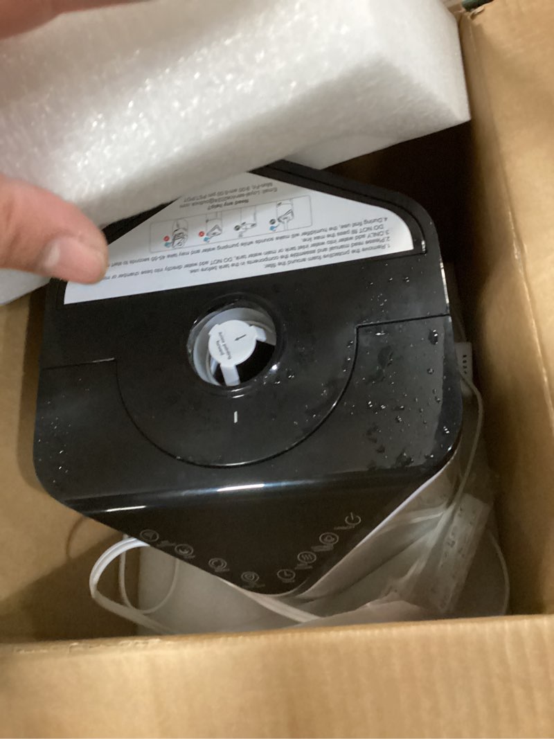 Condition photo showing Good Condition for 5Gal Smart Humidifier Large Room up to 2800ft², 1000mL/h, APP & Remote Control, 180° Auto Rotating Nozzle, 24H Timer, 60H Supersized Cool Mist Humidifiers for Whole House Home Bedroom Office Plants White