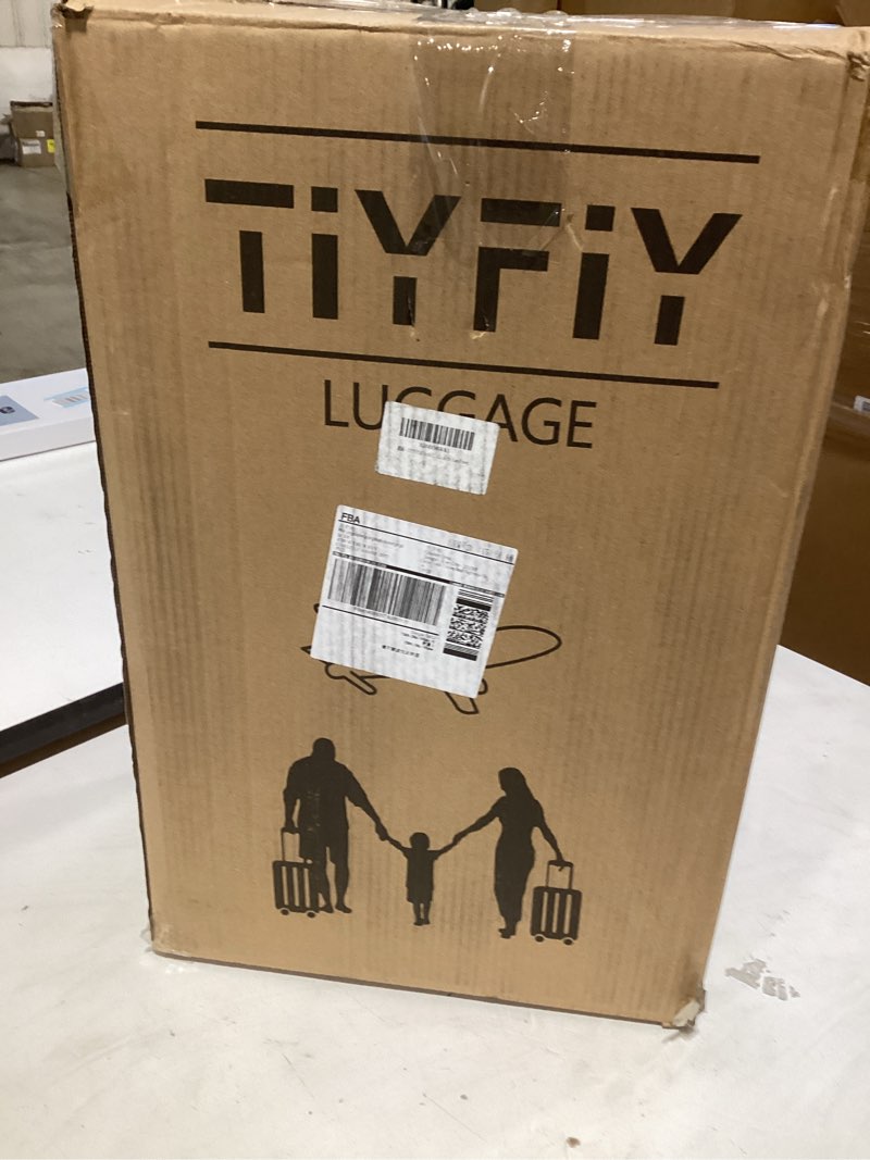 Condition photo showing New/Like New for tiyfiy 20 inch carry on luggage, zipperless aluminum frame pc hardside suitcase with cup holder & ch