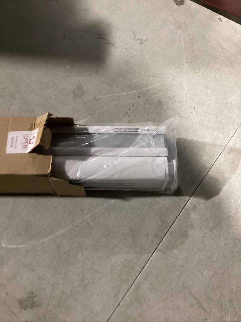 Condition photo showing Good Condition for lumino 2-inch flat slat faux wood cordless room darkening blinds, white - 18" w x 48" h (over 500 custom sizes) starting at $18.97