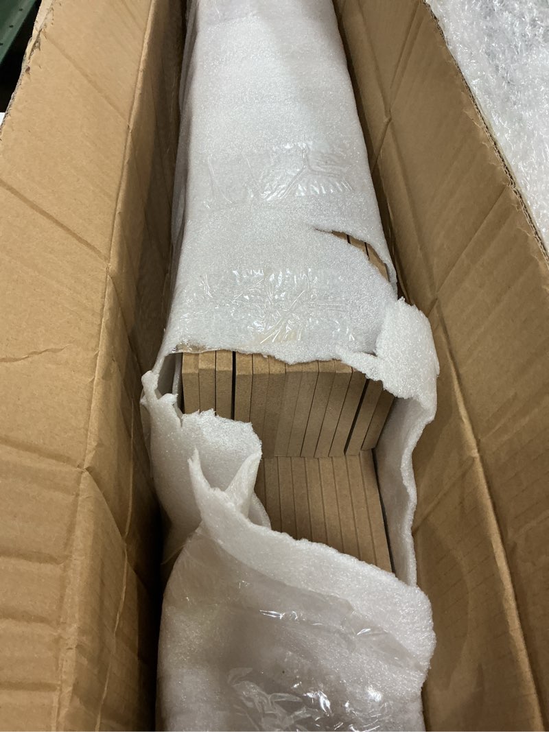 Condition photo showing Good Condition for Weysat 1 Set 145.67 x 96.06 Inch Mdf Board and Batten Wall Panel Kit Premade Wainscoting Panels Deco