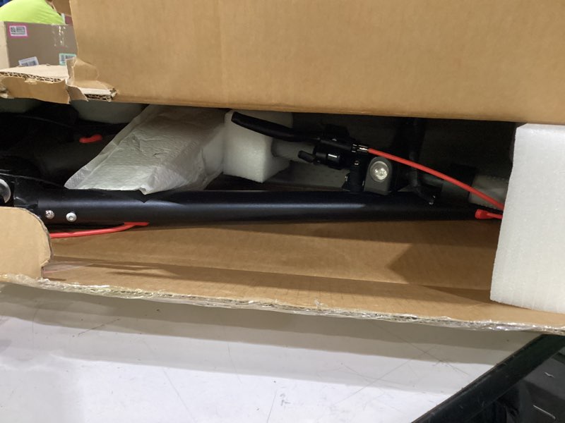 Condition photo showing As Is for volpam electric scooter, 350w/500w/800w/1000w/250w powerful motor & 19/22/ 9 mph top speed, 16-28-10 miles long range, folding e scooter choice black