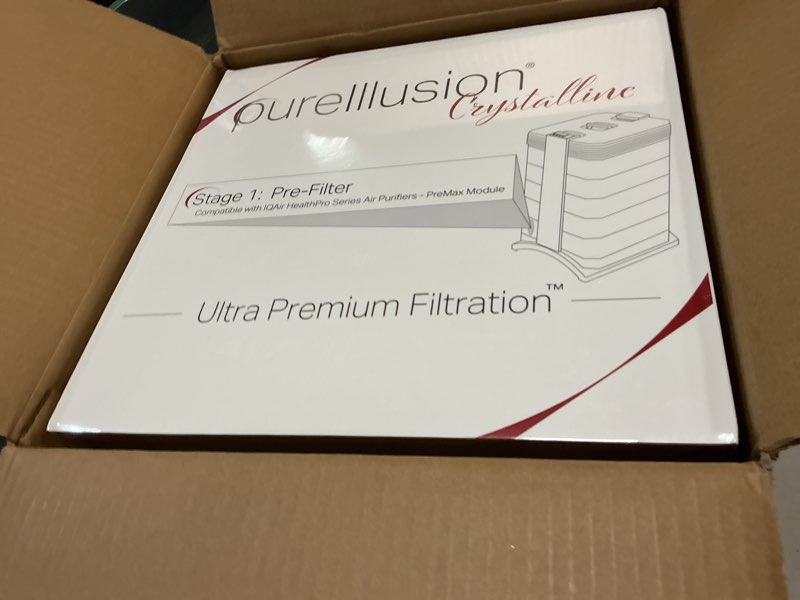 Condition photo showing New/Like New for pureillusion scientifically tested filter bundle for iqair healthpro series air purifier - ultra premium filters fit hyperhepa v5 cell and premax modules - true hepa, gas & odor, prefilter