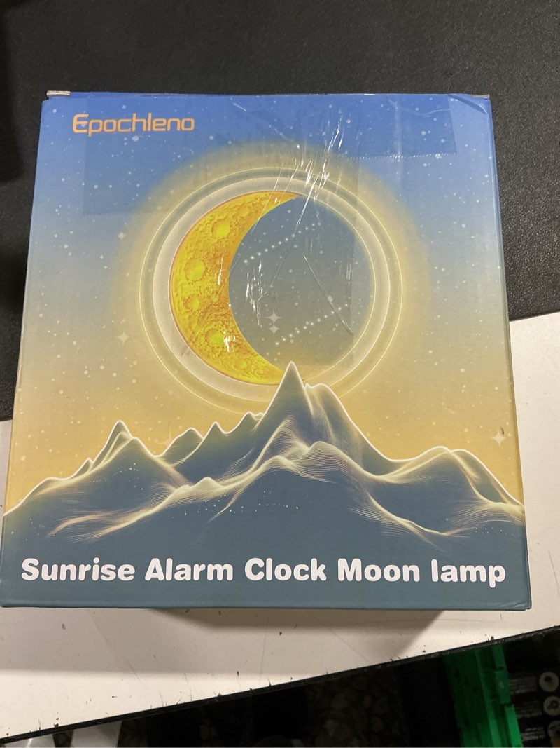 Condition photo showing Good Condition for Epochleno Sunrise Alarm Clock, White Noise Machine & Meteor Moonlight - 10 Soothing Sounds, Dual Ala