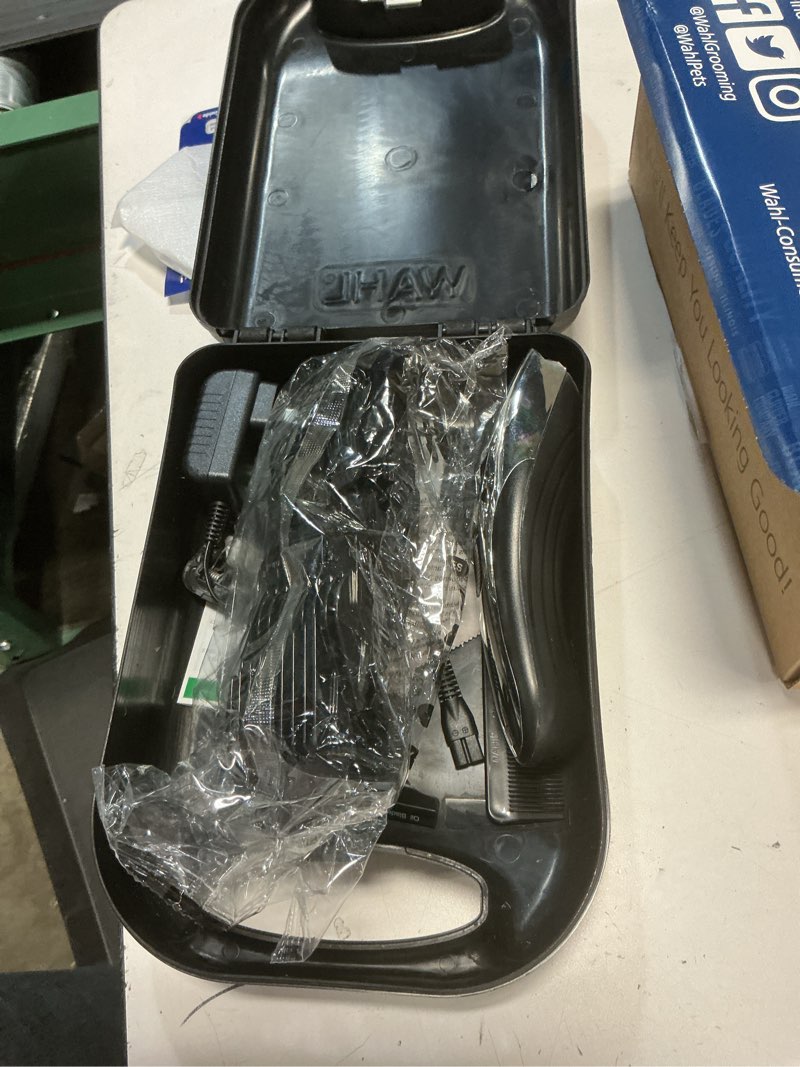 Condition photo showing Good Condition for Wahl Clipper Rechargeable Cord/Cordless Haircutting & Trimming Kit for Heads, Longer Beards, & All Body Grooming - Model 79434 21 Piece Set Clipper