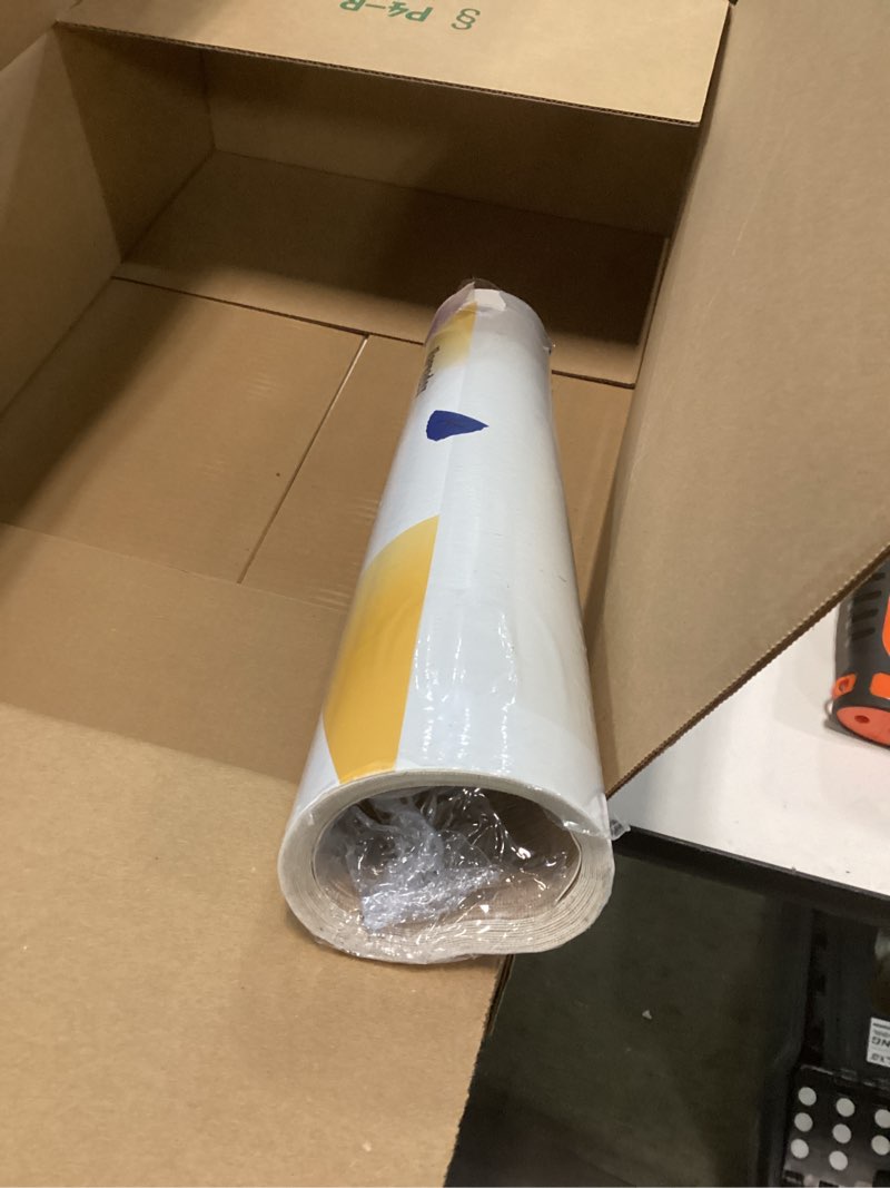 Condition photo showing Good Condition for Gold Wood Peel and Stick Wallpaper Stripe Khaki Removable Wallpaper Self Adhesive 3D Contact Paper Wallpaper Vinyl Modern Wallpaper for Bathroom Bedroom 118"x20.8" 20.8" x 118" Gold Khaki