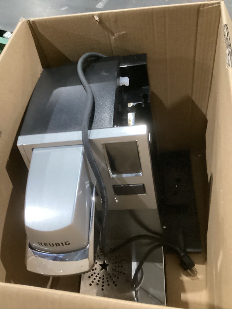 Condition photo showing As Is for incomplete     keurig k155 office pro single cup commercial k-cup pod coffee maker, silver