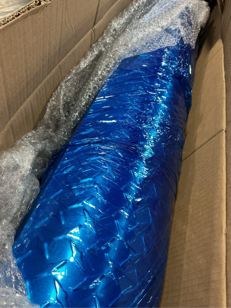 Condition photo showing New/Like New for zonon diamond plate sheet metal aluminum plate heavy duty tread aluminum sheet embossed aluminum diamond checker plate for wall covering, cargo trailer, rv and more (96 × 48 inch)