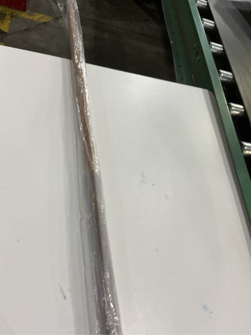 Condition photo showing New/Like New for evergreen flag 56" solid wood flag pole with holder and anti-wrap tube for 3'x5' estate flag with pole sleeve, outdoor weatherproof use for residential or commercial with anti-wrap tube