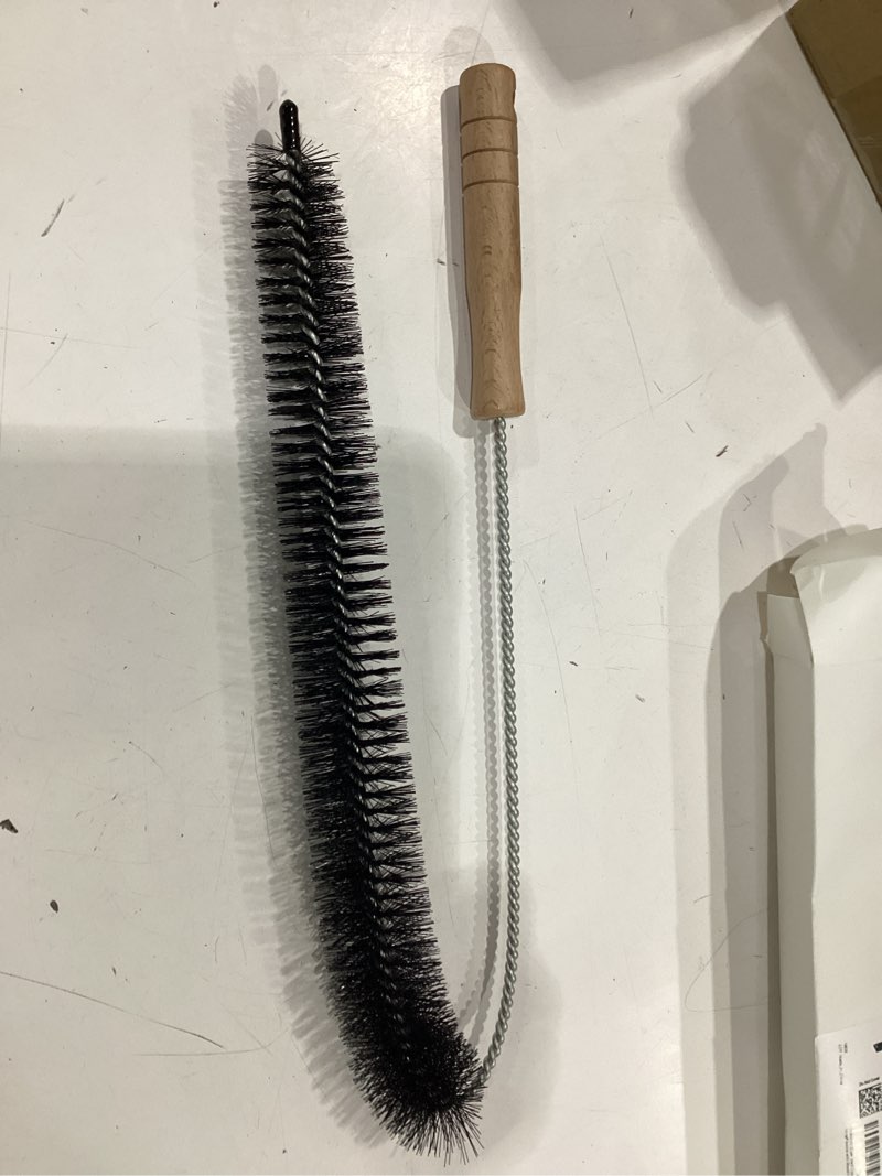 Condition photo showing New/Like New for dryer vent cleaning brush - lint removal cleaner tool, longflexible with wood handle (28.7inches)
