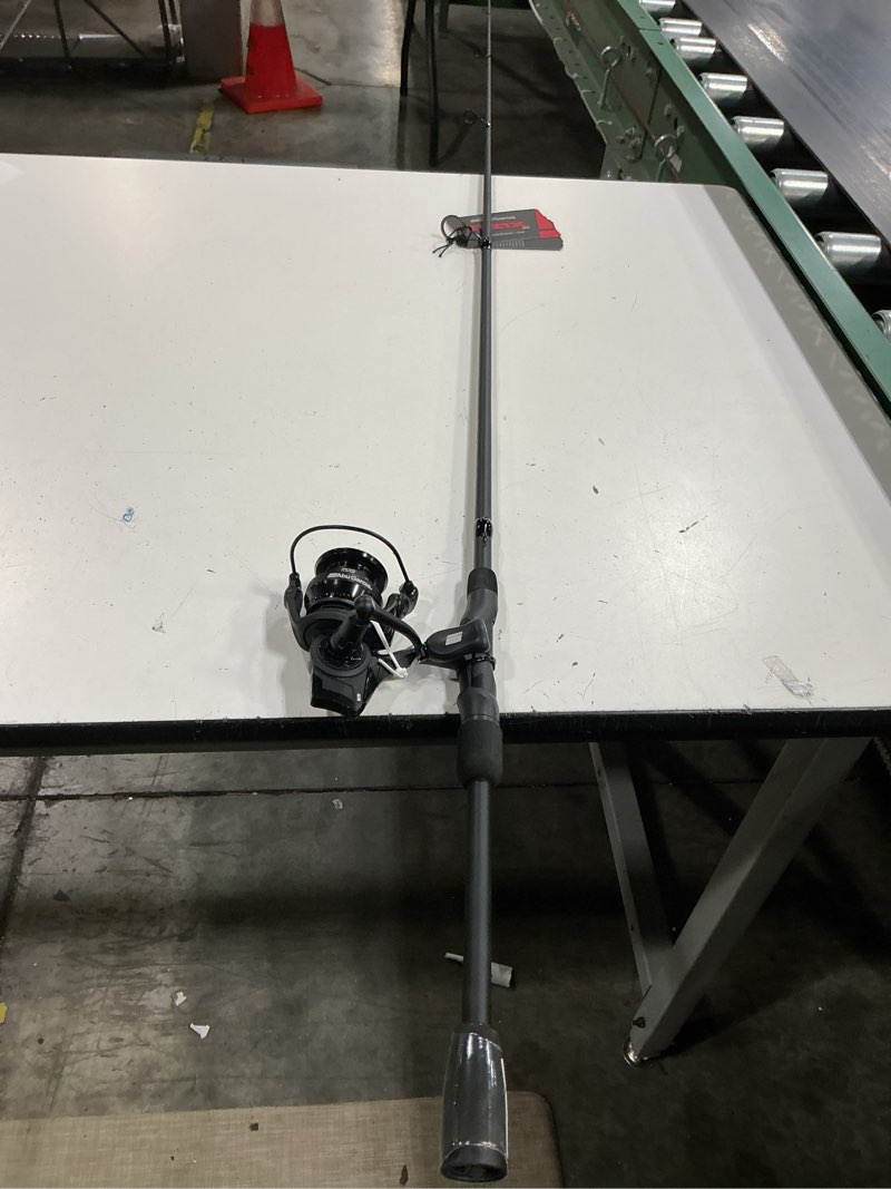 Condition photo showing As Is for abu garcia max sx spinning combo, 7' medium fishing rod, 3000 size reel