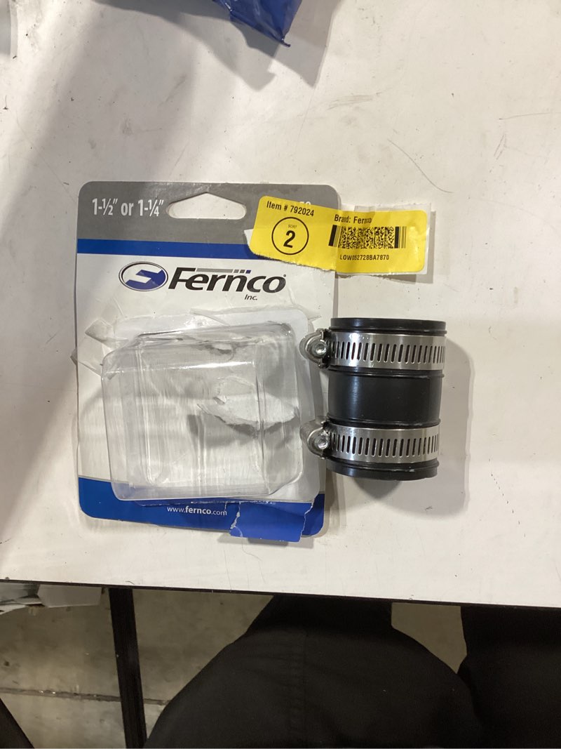 Condition photo showing Good Condition for 1-1/4 in. to 1-1/2 in. flexible pvc tubular drain fittings & connectors