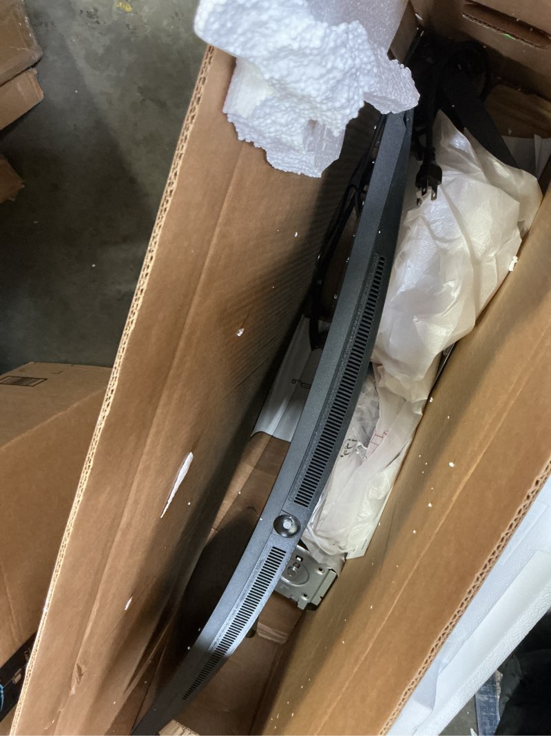 Condition photo showing As Is for LG 34WR55QK-B 34-inch UltraWide WQHD (3440 x 1440) Curved Computer Monitor, 100Hz, 5ms, HDR10, Reader Mode, HDMI, DisplayPort, USB Type-C, Tilt/Height Adjustable Stand, Black 34WP60C