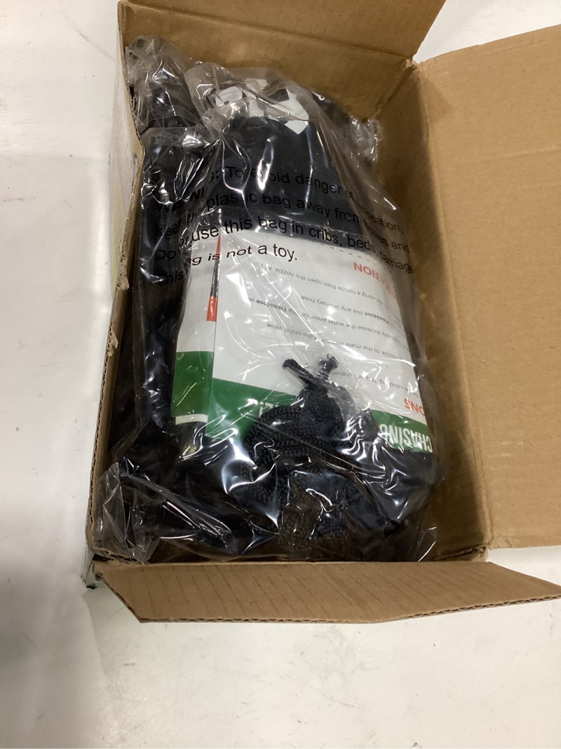 Condition photo showing Good Condition for flexi hose plus with 8 function nozzle expandable garden hose, lightweight & no-kink flexible garden hose, 3/4 inch solid brass fittings and double latex core, 25 ft black 25ft black