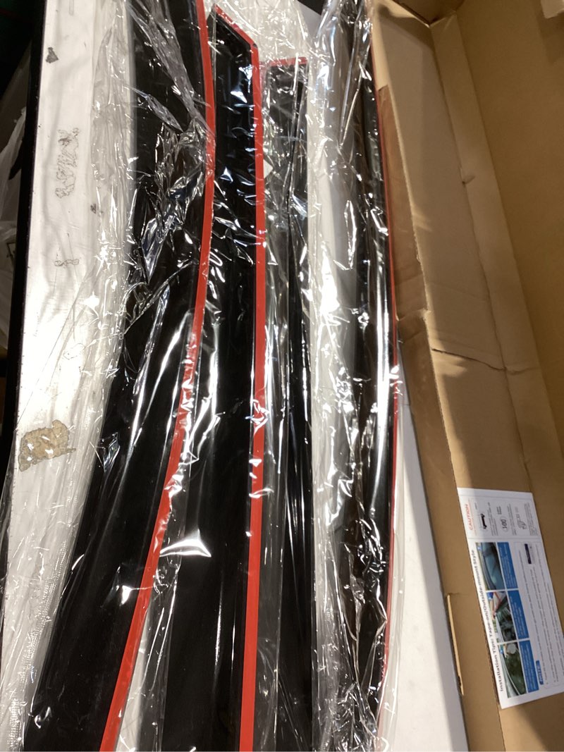 Condition photo showing Good Condition for Window Rain Guards for 2013-2019 Ford Escape, Window Visor Guard Vent Wind Shade Deflector Rain Shield Protector Sun Visor for 13-19 Escape 2014 2015 2016 2017 2018, Outside-Mount, 4 Pieces