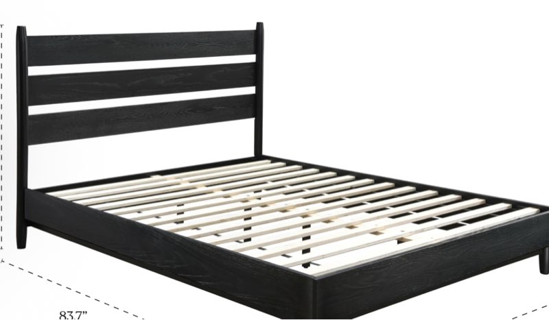 (incomplete box 2 of 2)) Slate Bed queen size