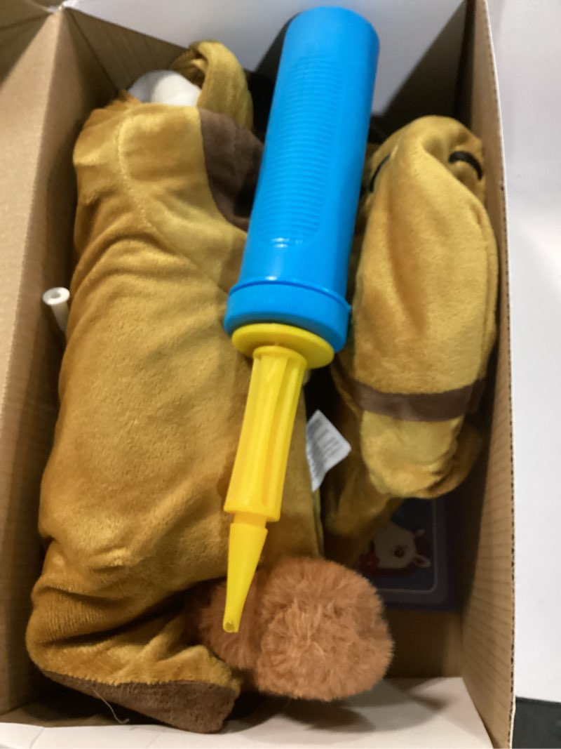 Condition photo showing Good Condition for iPlay, iLearn Bouncy Pals Hopping Horse, Toddler Girl Boy Inflatable Bouncing Animal Hopper Toy, Outdoor Indoor Plush Ride on Bouncer, Baby Birthday Gift 18 Month 2 3 4 Year Old Kid - Horse