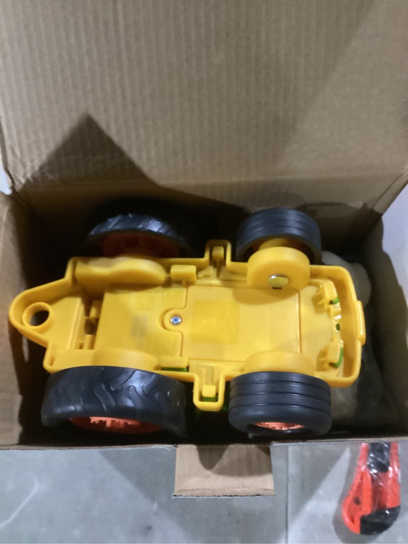 Condition photo showing Good Condition for battat - farm tractor toy set with lights & sounds - toy tractor and cart with 4 animals, farmer figure - music & animal sounds for toddlers 18 months+
