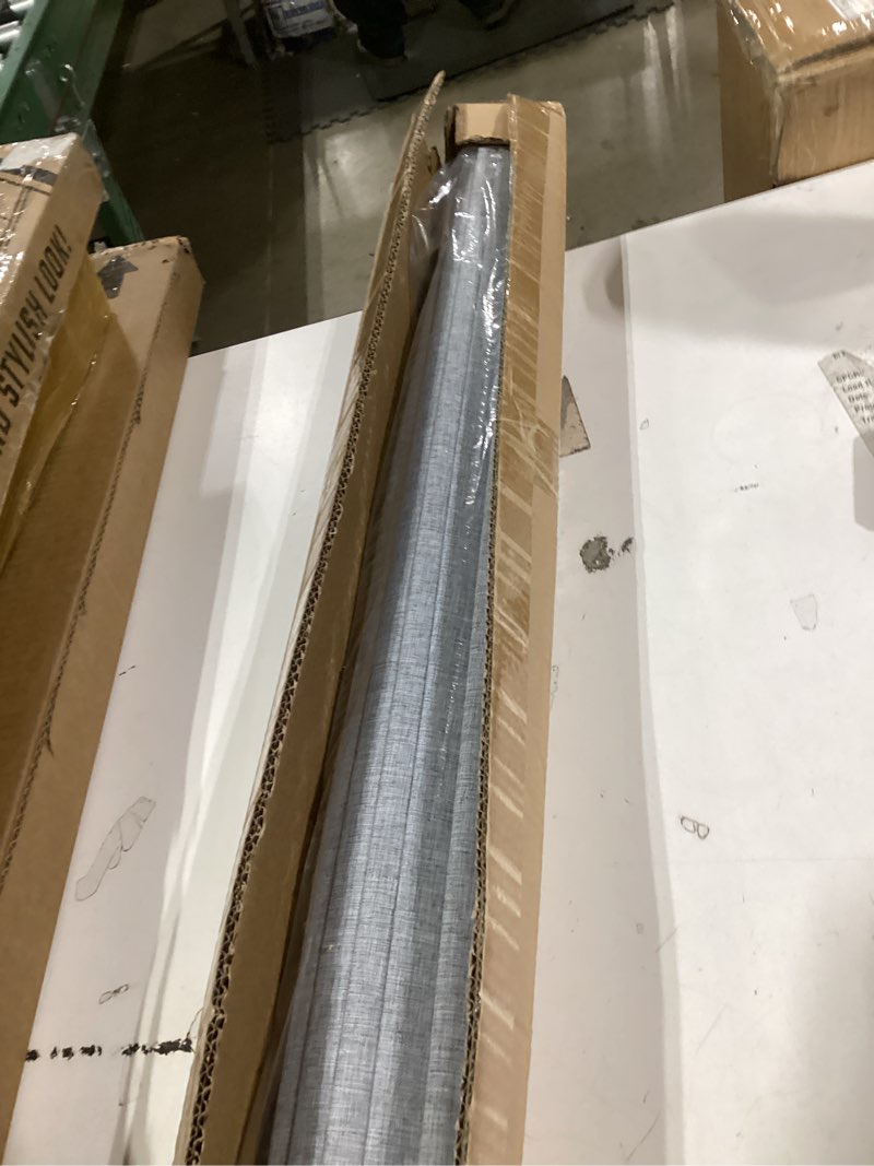 Condition photo showing item condition for no drill top down bottom up roman shades for windows, 34" w x 64" h, grey grey 34" w x 64" h