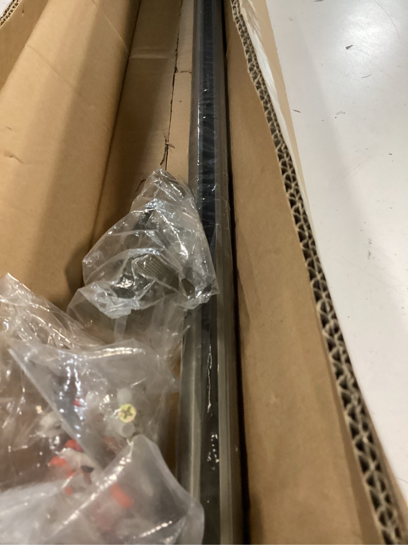 Condition photo showing Good Condition for single curtain track wall mounted, silent roman rod for windows, heavy duty curtain rail system with aluminum bracket, for room divider living room bedroom hospital (champagne, 1.1m(3.6ft) 1.1m(3.6ft) champagne