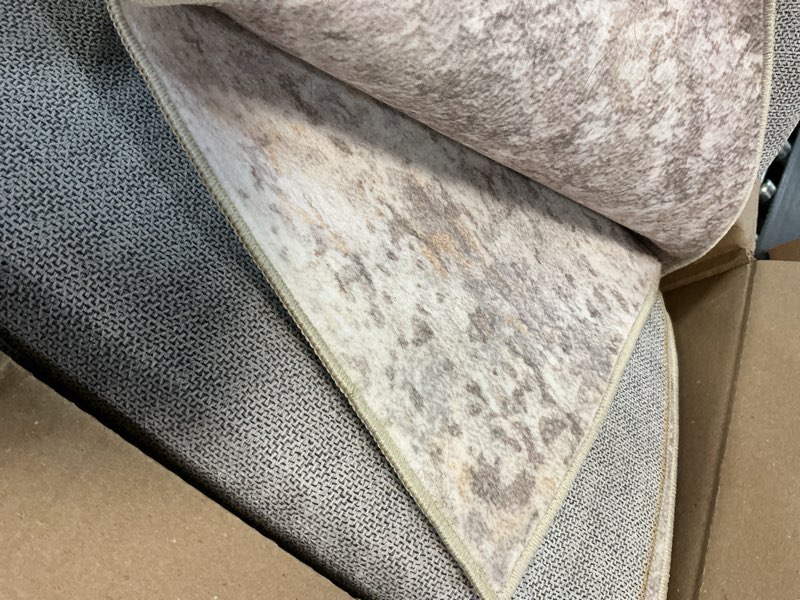 Condition photo showing Good Condition for 9x12 Area Rug for Living Room Large Modern Neutral Abstract Rugs Washable Nonslip Backing Soft Carpet for Bedroom Dining Room Office Decor Grey/Brown Grey/Brown 9'x12' (Rectangular)