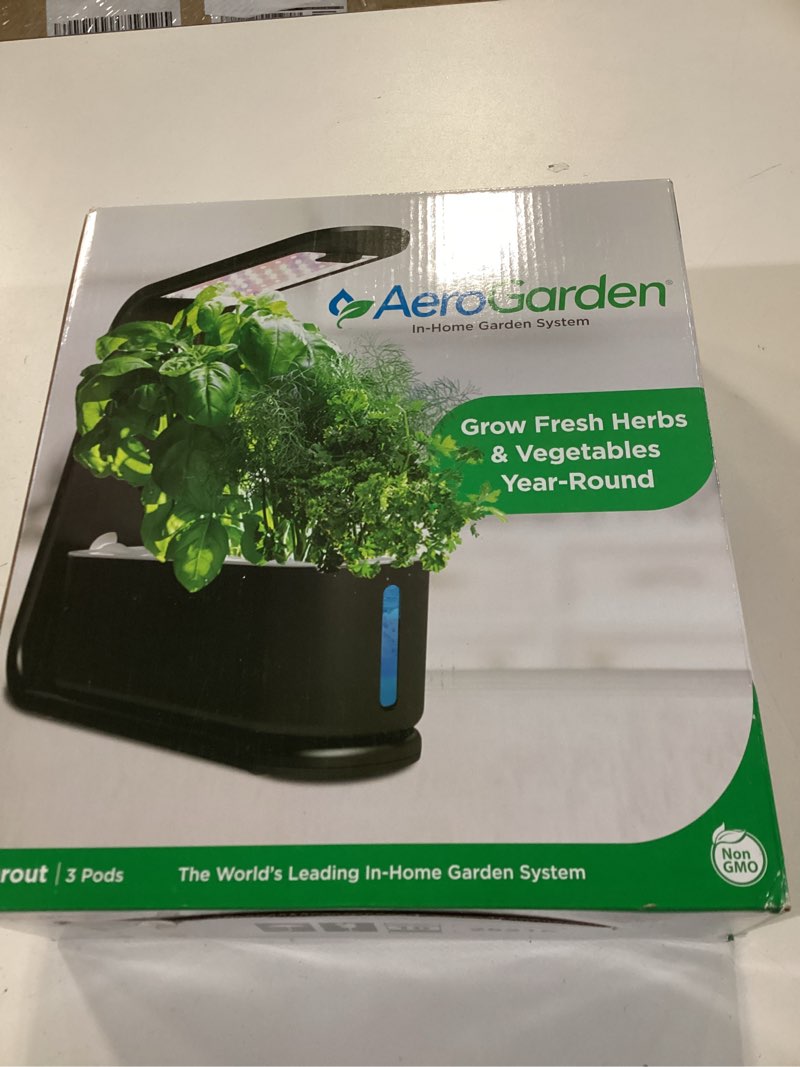 Condition photo showing New/Like New for AeroGarden Sprout - Indoor Garden with LED Grow Light, Black