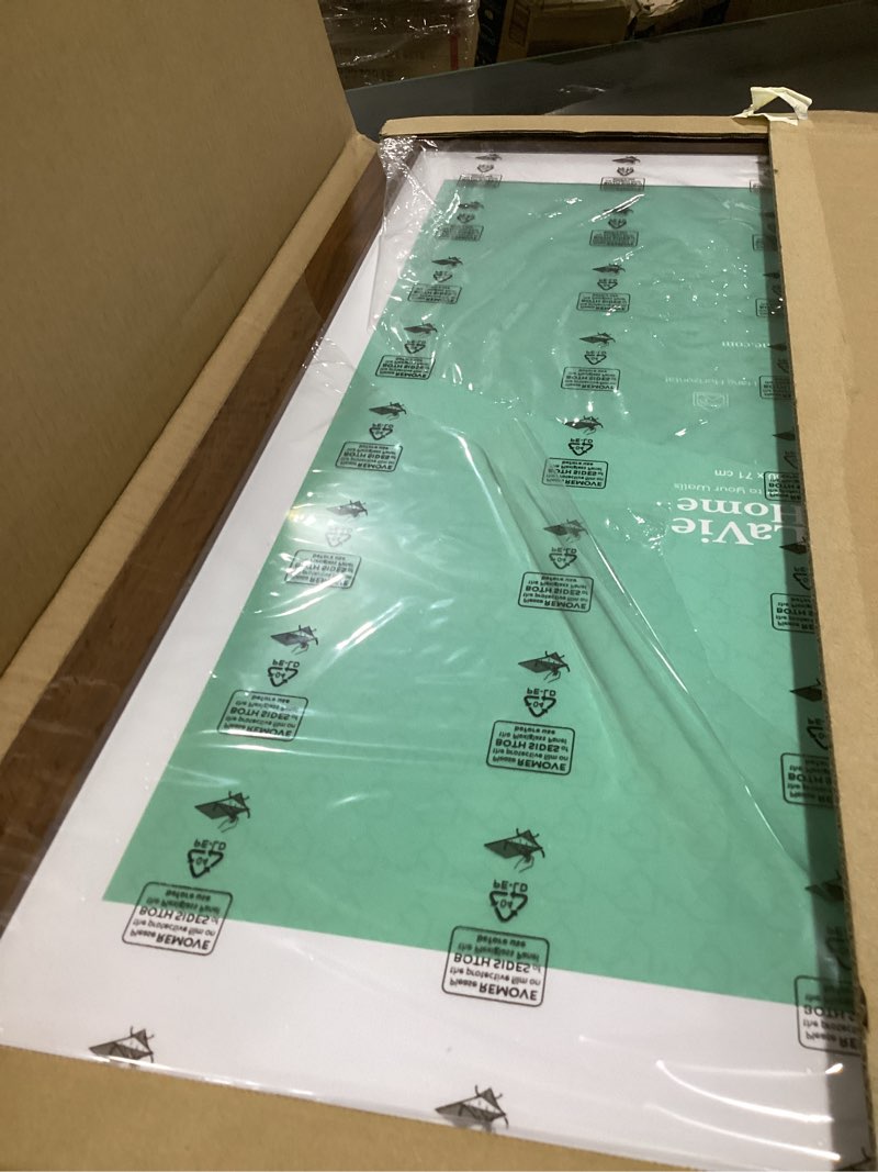 Condition photo showing Good Condition for lavie home 20x28 poster frame brown, display pictures 18x24 with mat or 20x28 without mat, stable and sturdy picture frame with polished plexiglass, horizontal and vertical format of the wall?1 pack? 20x28 brown