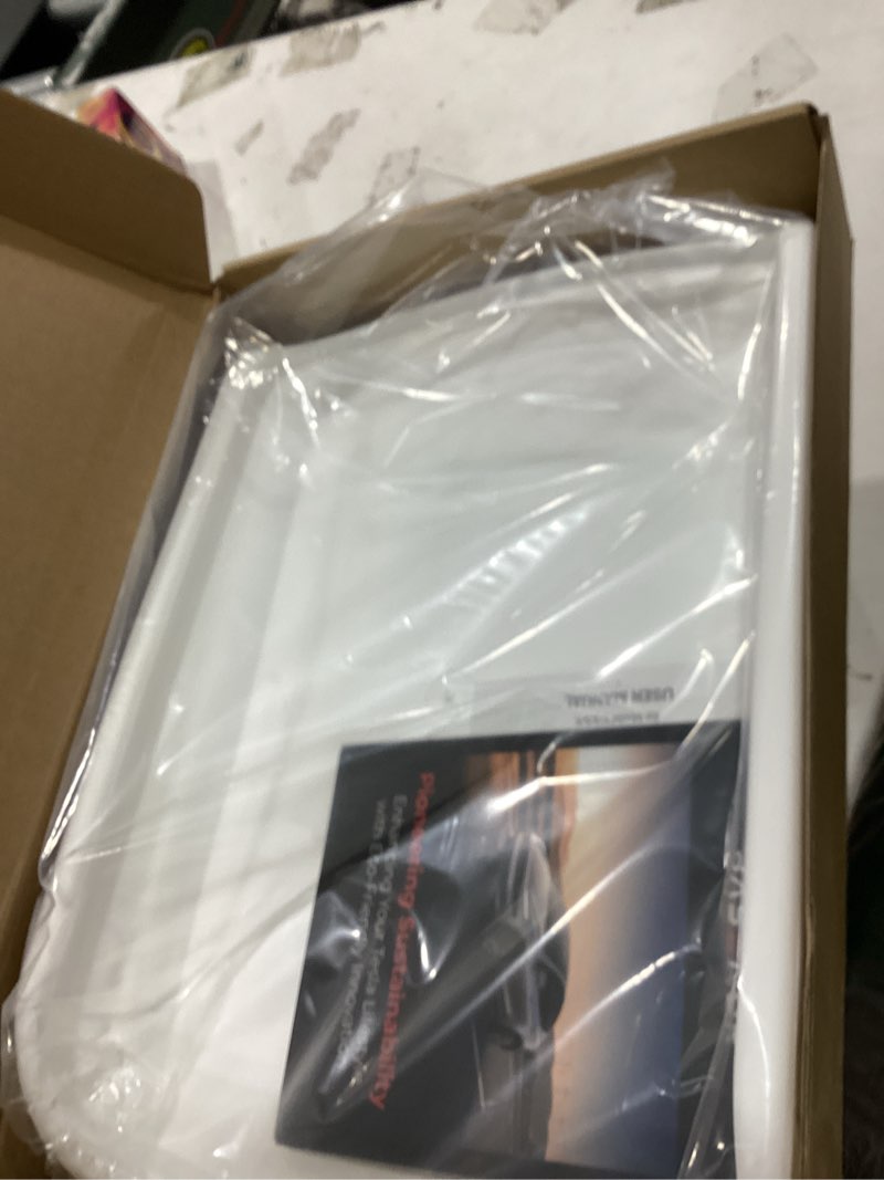 Condition photo showing New/Like New for basenor upgraded tesla model s model x center console cover non-slip tpe armrest cover [no logo] protector armrest [proprietary design] 2021-2026 tesla interior accessories white model s/x white