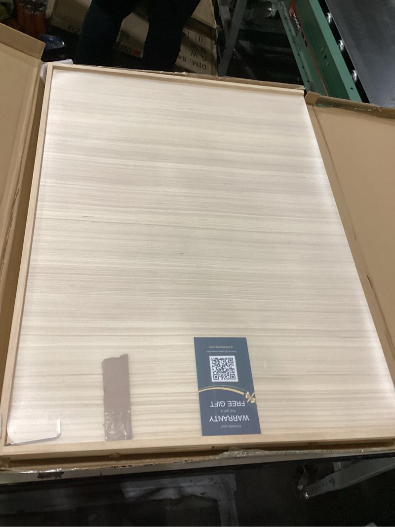 Condition photo showing As Is for Puzzle Board with Drawers Rotatable 360-Degree Wheels and Cover 30" x 22" 1000 Piece Wooden Jigsaw Puzzle Table Storage Organizer Portable Lightweight Design 1000PCS
