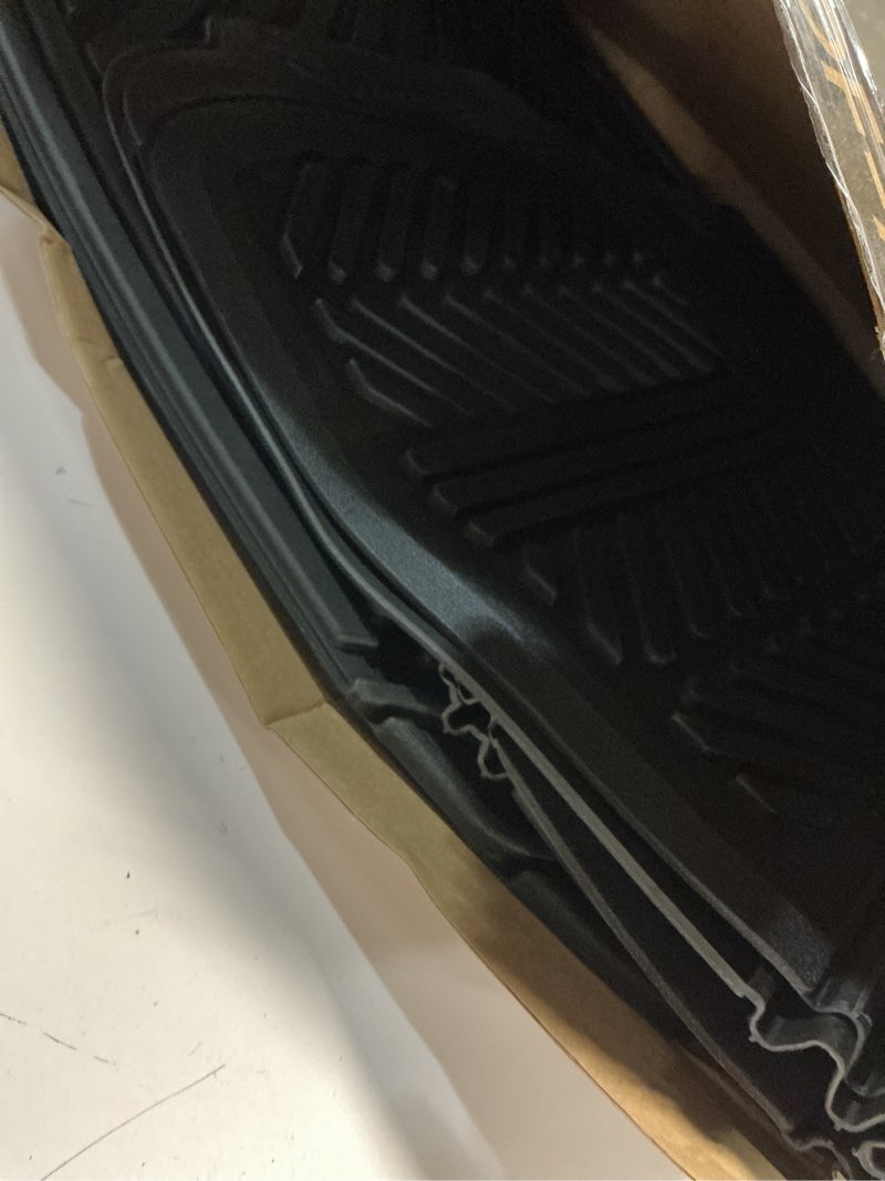 Condition photo showing Good Condition for motor trend flextough performance all weather rubber car floor mats - 3 piece floor mats automotive liners for cars truck suv, heavy-duty waterproof (black) black mats
