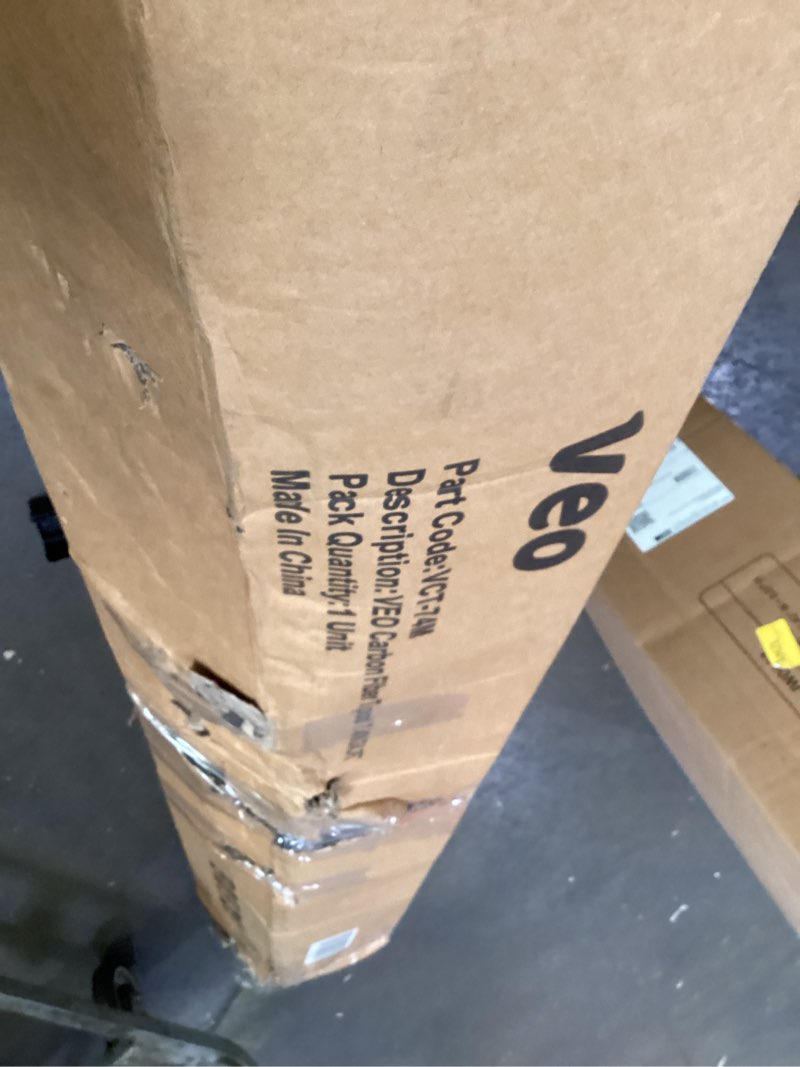 Condition photo showing As Is for veo carbon fiber tripod – 24.2 ft. standalone tripod with lightweight design and durable constructio