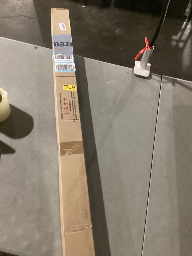 Condition photo showing As Is for seeye cordless mini blinds aluminum venetian blind horizontal window shades, 1" slat size - rooming darkening blinds anti-uv & waterproof for home, office, easy to install, 39" w x 64" h, white white 39" w x 64" h