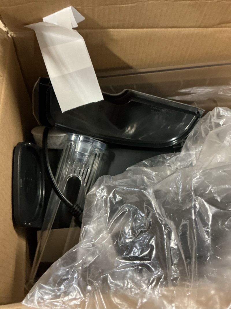 Condition photo showing As Is for keurig k-elite single serve k-cup pod coffee maker, with strength and temperature control, iced coffee capability, 8 to 12oz brew size, programmable, brushed silver